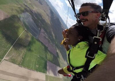 Angela Mays skydive