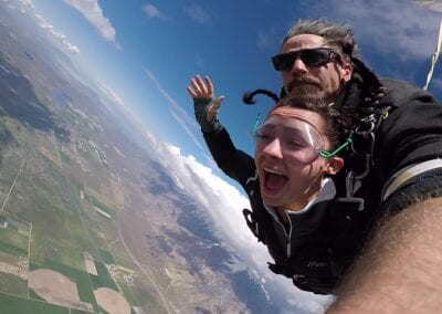 Ashley Harris tandem skydive