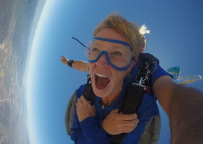 skydiver experience