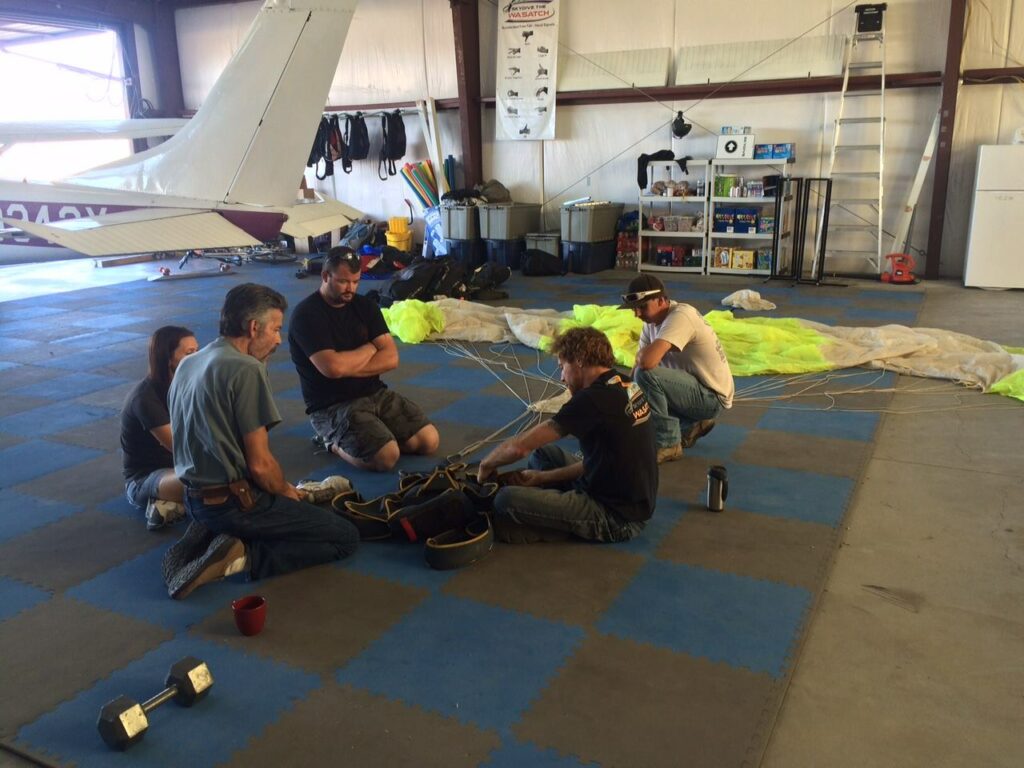 skydive the wasatch students