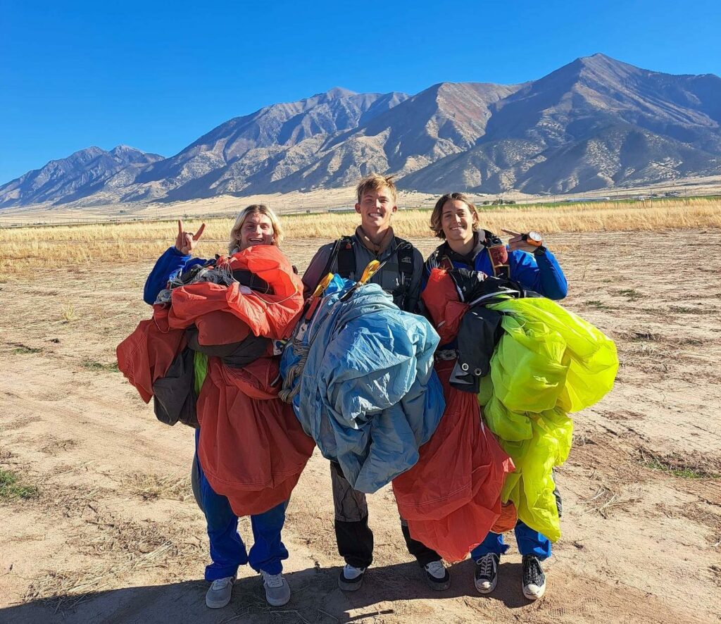 IAD skydiving students