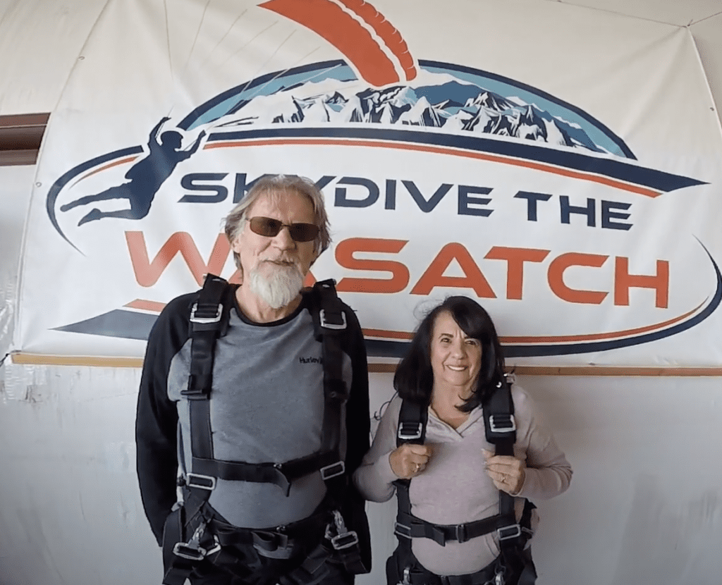 Rick and Vicci Keller tandem skydive