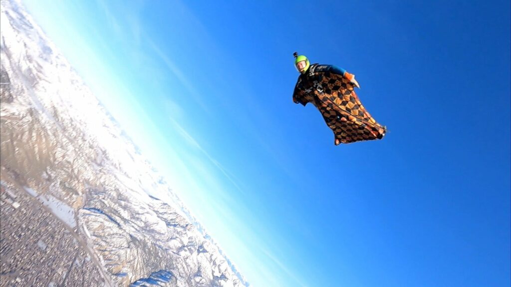 Skydive the Wasatch wingsuit