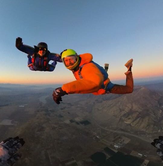 Denise Haney skydiving